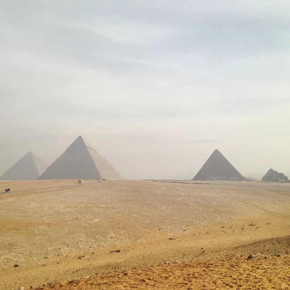 Photo of Giza Pyramid Complex, Nazlet El-Semman, Al Haram, Giza Governorate, Egypt by Sharmistha Chaudhuri