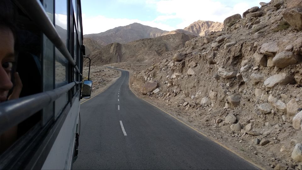 Photo of Delhi to Leh in a HRTC Bus by Mahesh Maddala