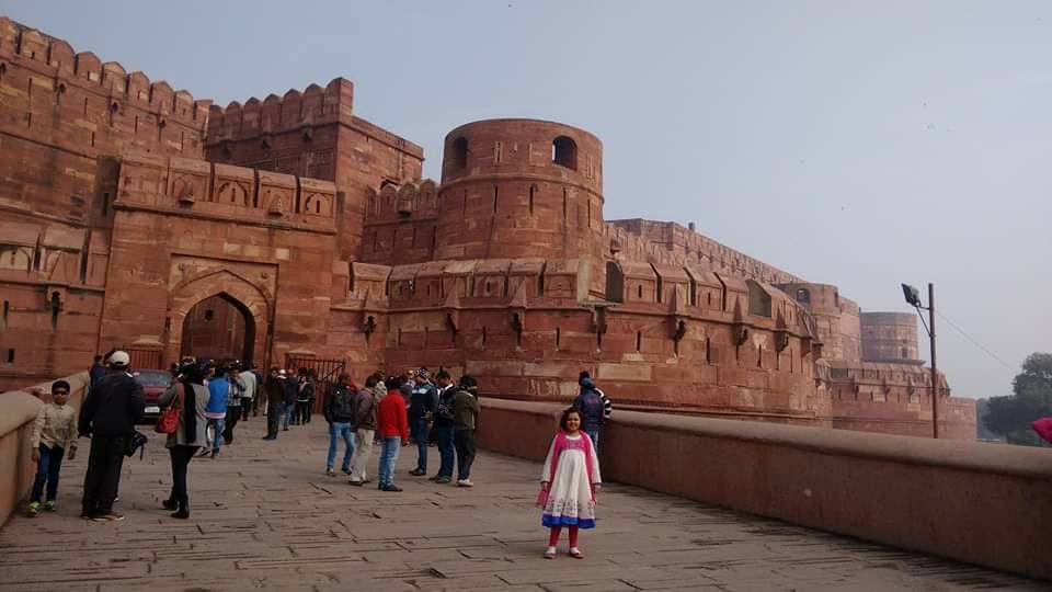 Photo of Delhi with my Daughter by rituparna saha