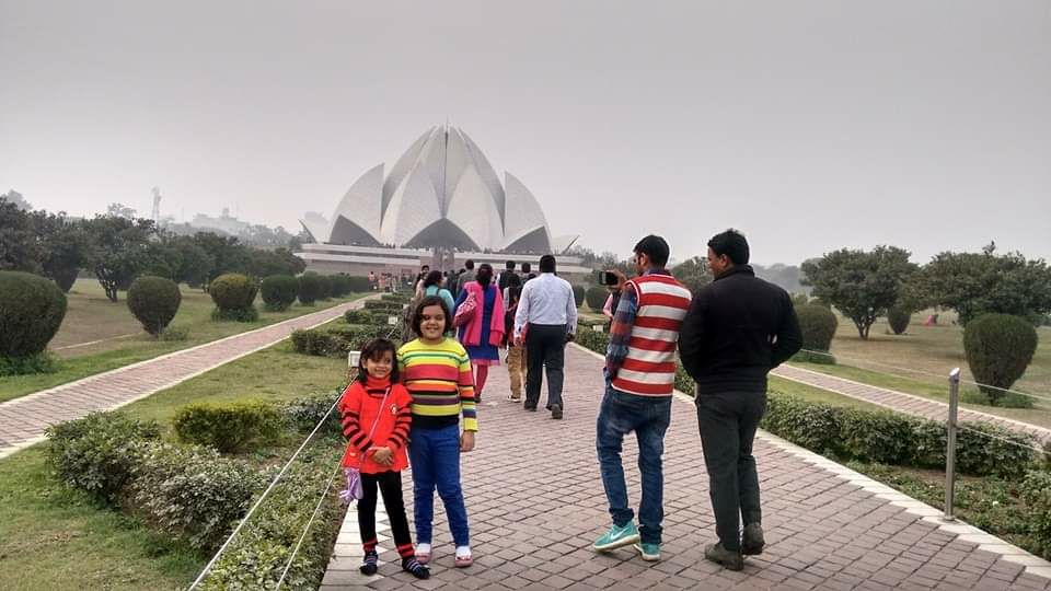 Photo of Delhi with my Daughter by rituparna saha