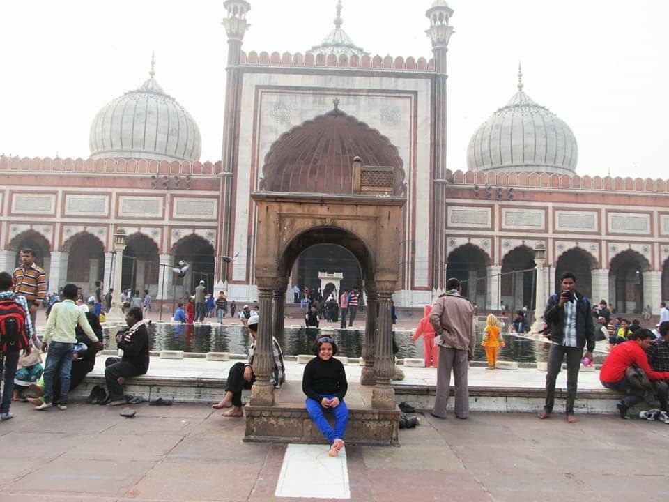 Photo of Delhi with my Daughter by rituparna saha