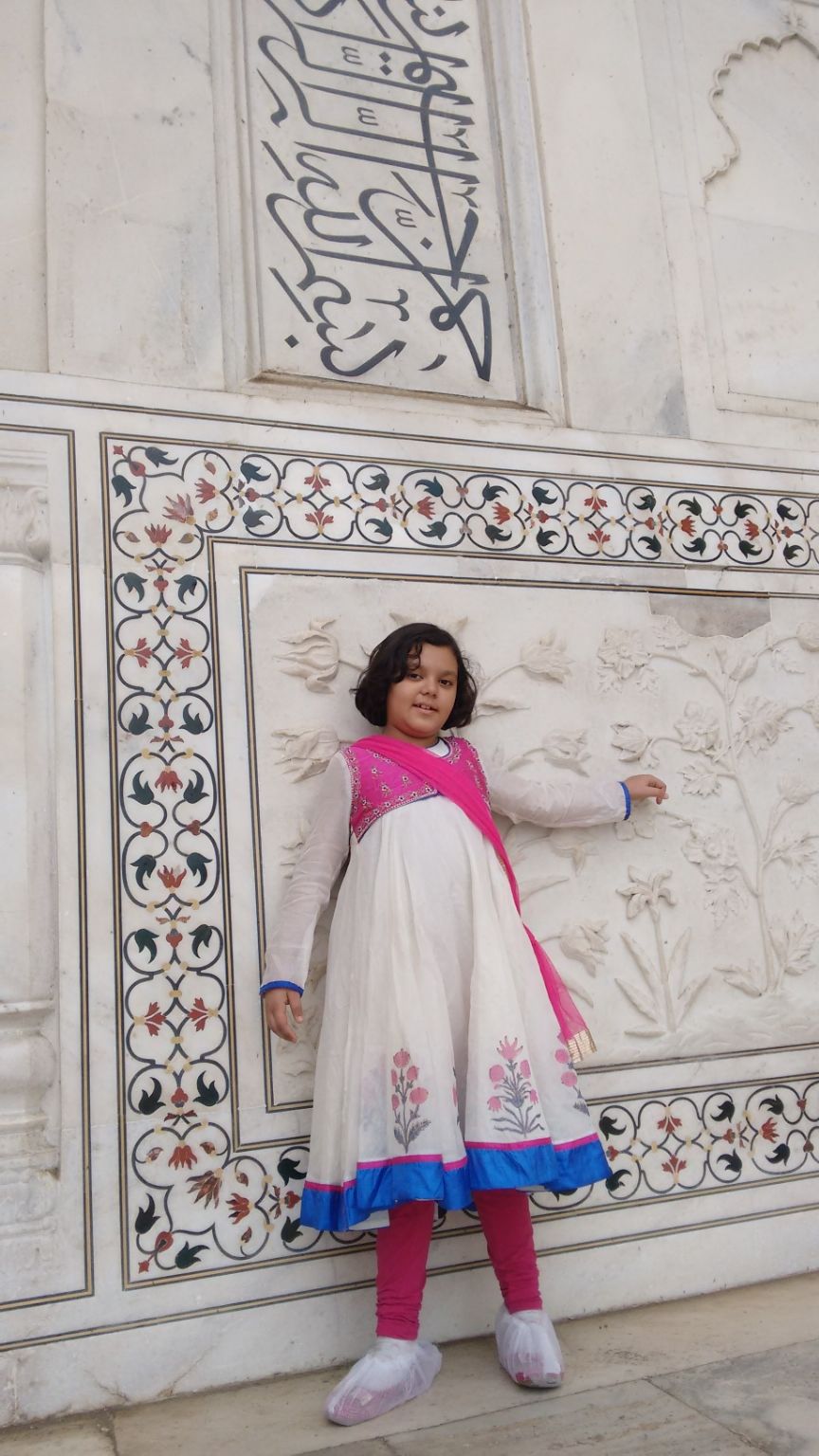 Photo of Delhi with my Daughter by rituparna saha