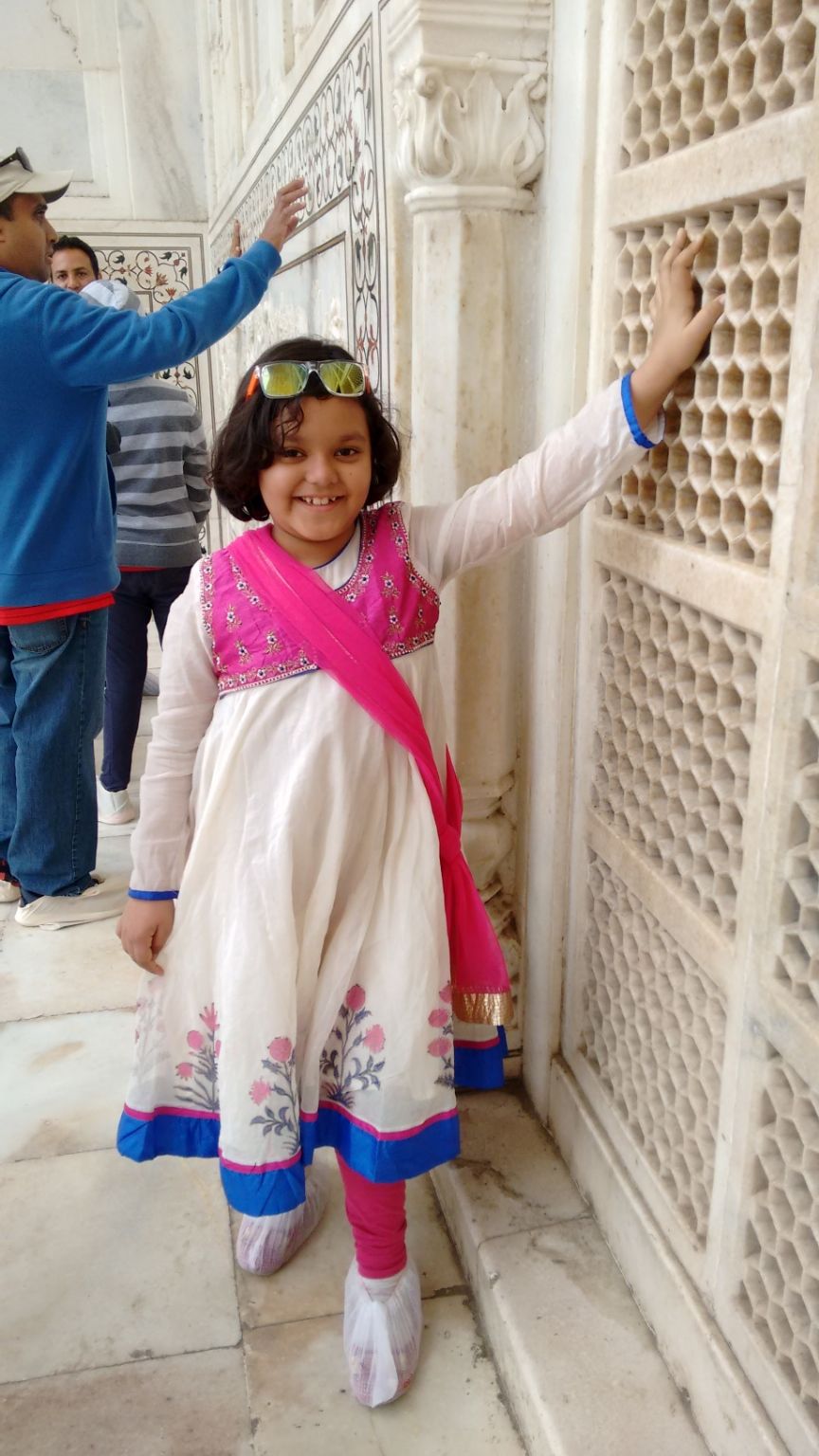 Photo of Delhi with my Daughter by rituparna saha