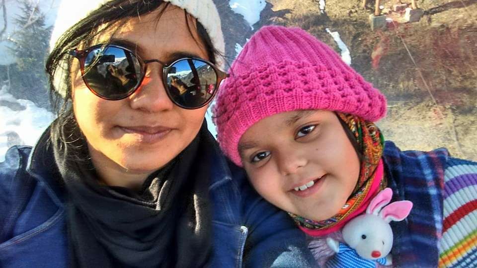 Photo of Delhi with my Daughter by rituparna saha