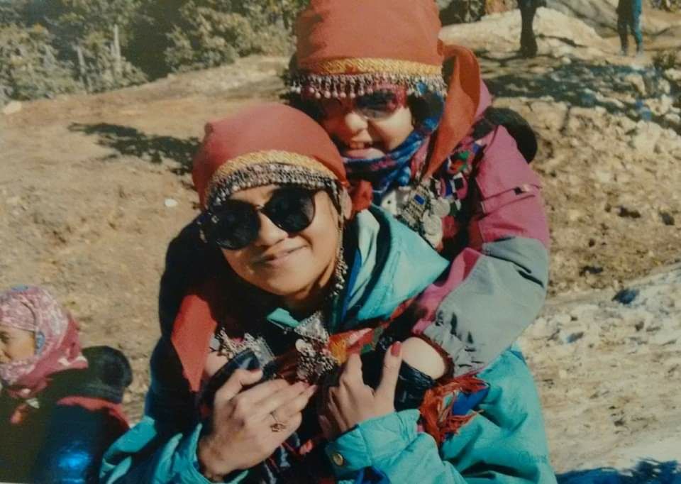 Photo of Delhi with my Daughter by rituparna saha