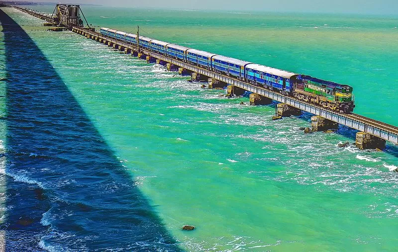 Photo of Pamban Bridge, Pamban, Tamil Nadu, India by Shipra Shekhar