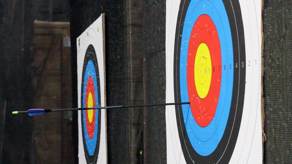 Photo of Let's Discover ON - Testing our aim at Stryke Target Range 6/7 by Let's Discover ON .