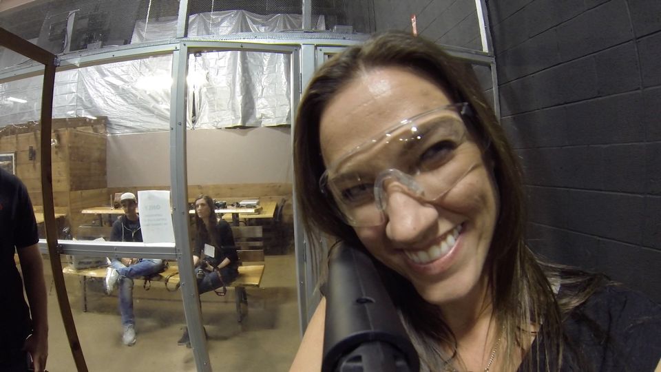 Photo of Let's Discover ON - Testing our aim at Stryke Target Range 4/7 by Let's Discover ON .