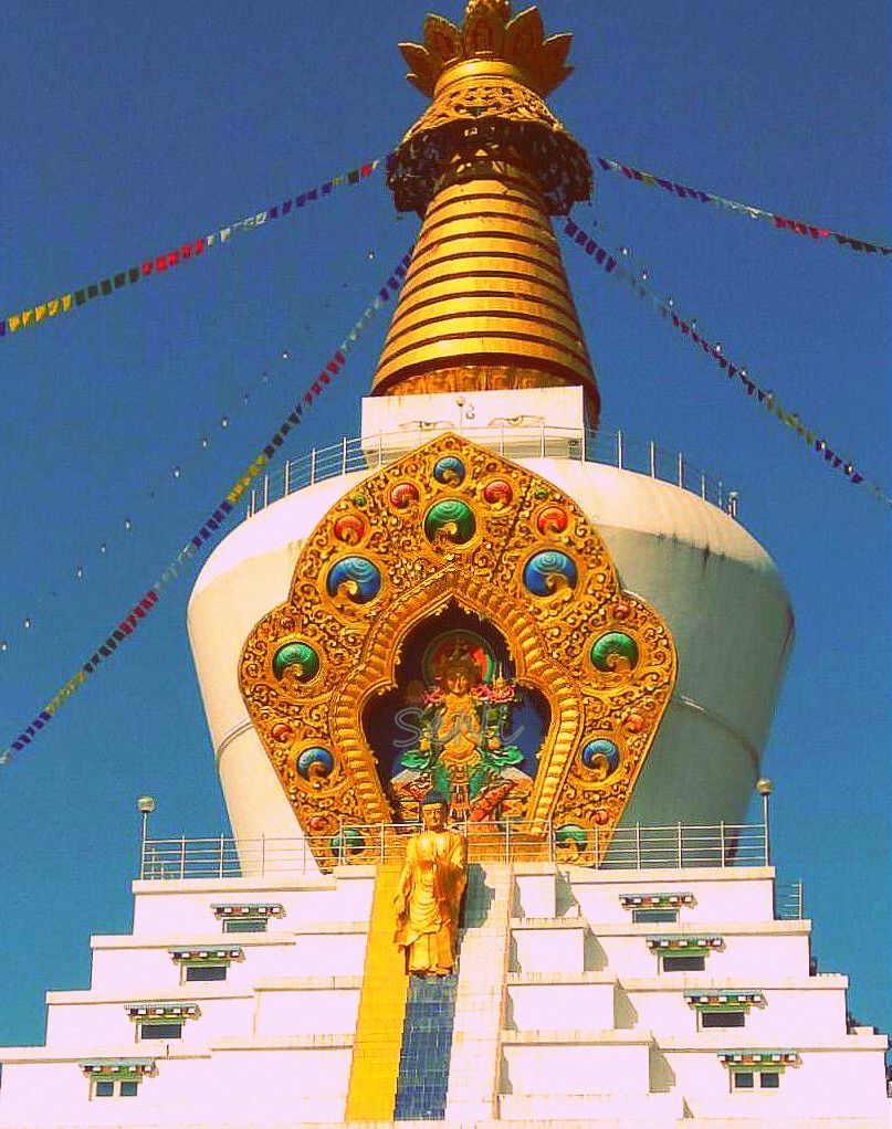 Photo of Buddha Temple, Clement Town, Dehradun, Uttarakhand, India by She Flies Without Wings (Nitya Iyer)