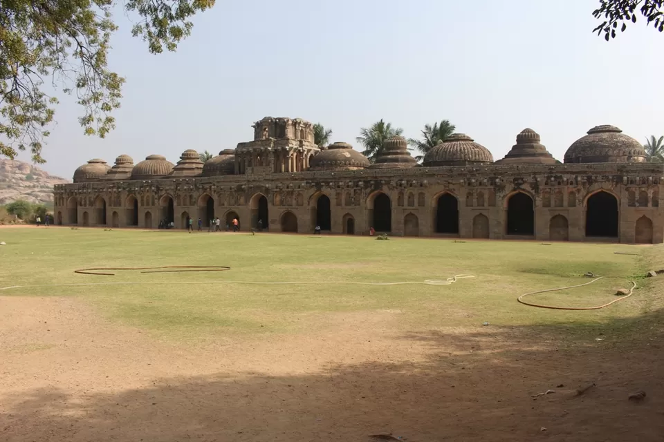 Photo of Elephant Stable, Hampi, Karnataka, India by Nitish Paul