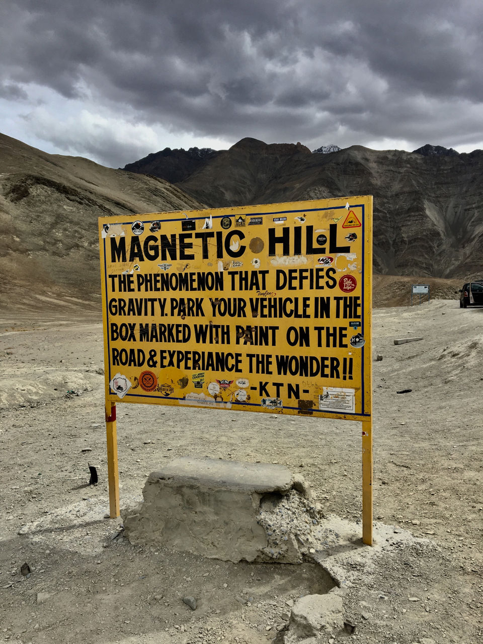 Photo of Magnetic Hill, Srinagar - Ladakh Highway, Leh by Vidya Sundaram