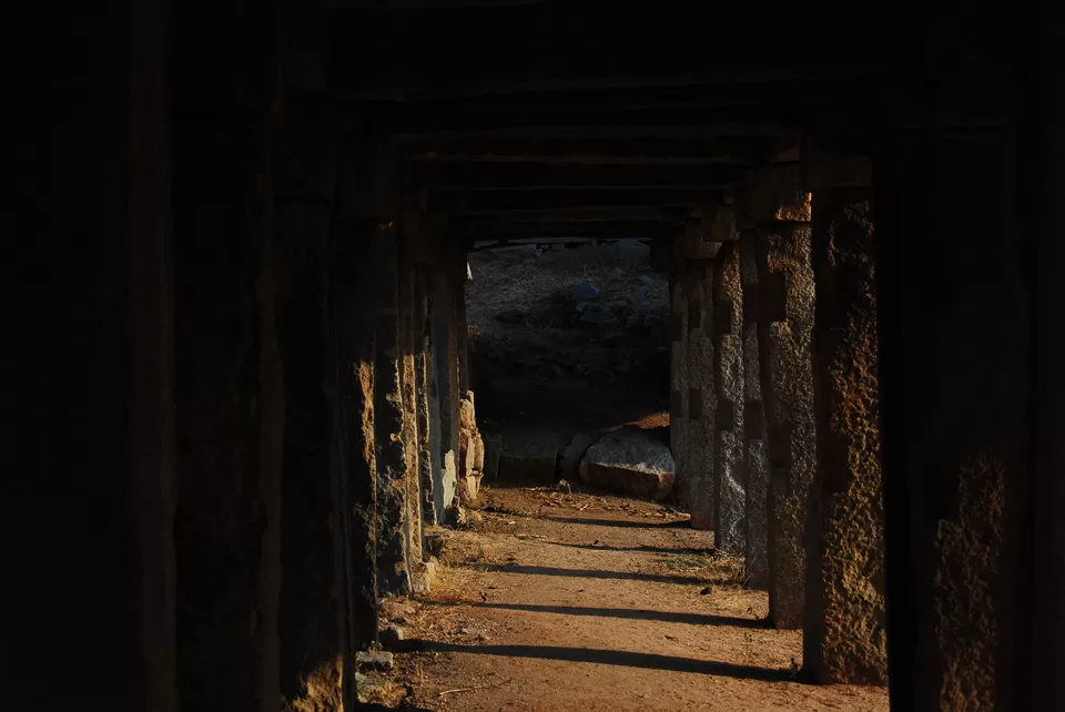 Photo of Krishna Temple Market Road, Hampi, Karnataka, India by Ruchira