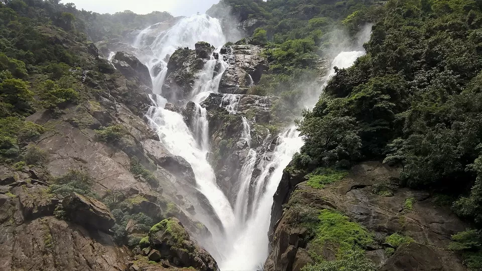 Photo of Dudhsagar Falls, Sonaulim, Goa, India by oldskool_indian