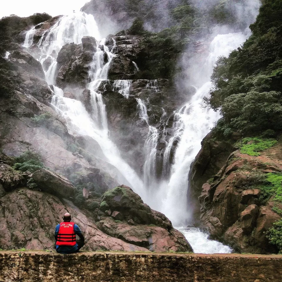 Photo of Dudhsagar Falls, Sonaulim, Goa, India by oldskool_indian