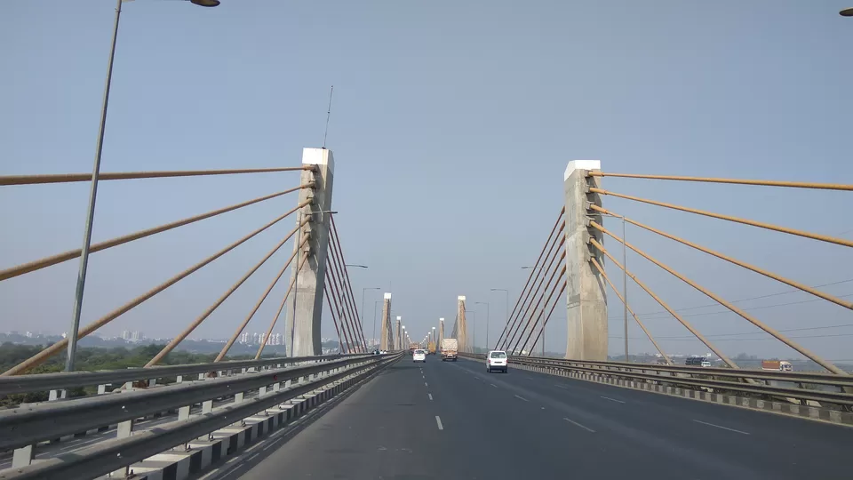 Photo of New Sardar Patel Cable Bridge, Kododa Narmada River Rd, Bharuch, Gujarat, India by oldskool_indian