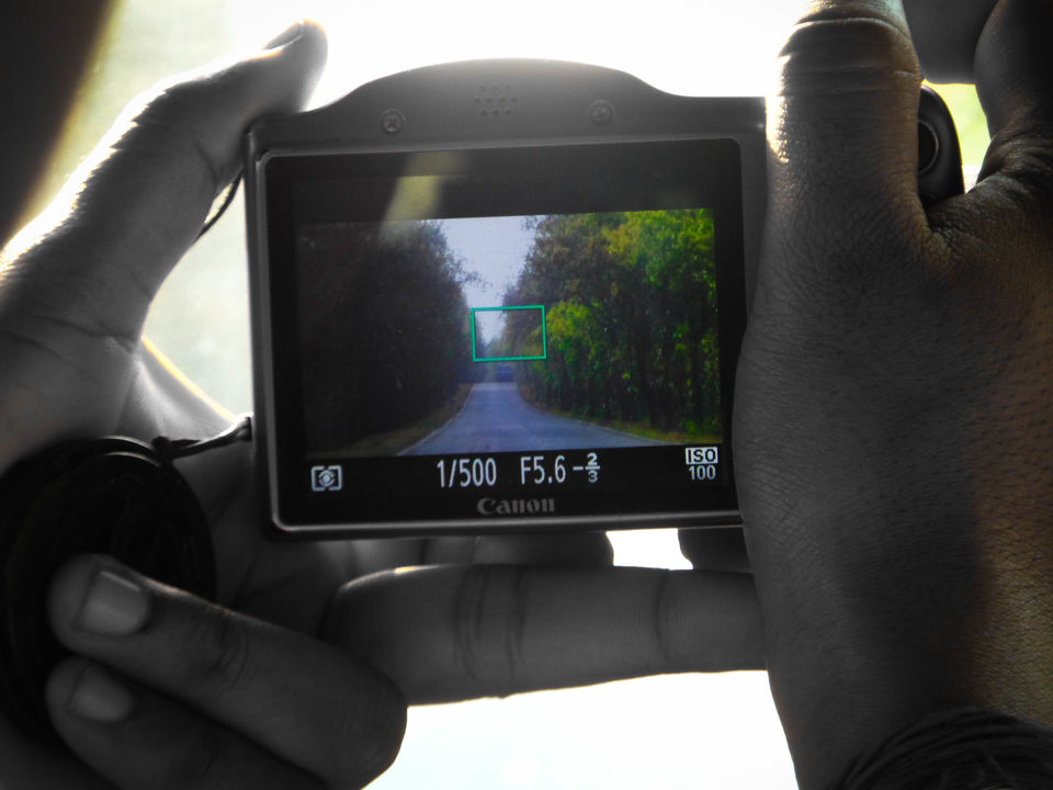 Photo of Massanjore: Beautiful road and a broken Omni car by Sourav Halder