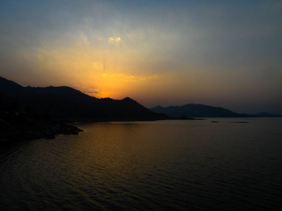 Photo of Massanjore: Beautiful road and a broken Omni car by Sourav Halder