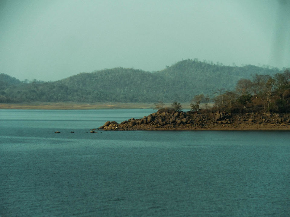 Photo of Massanjore: Beautiful road and a broken Omni car by Sourav Halder