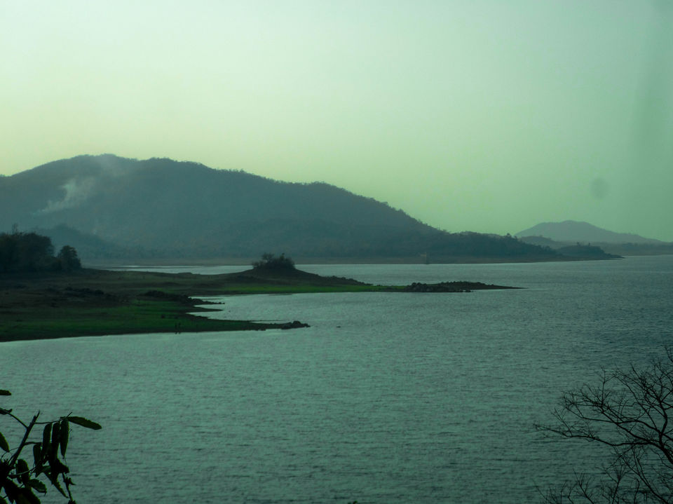 Photo of Massanjore: Beautiful road and a broken Omni car by Sourav Halder
