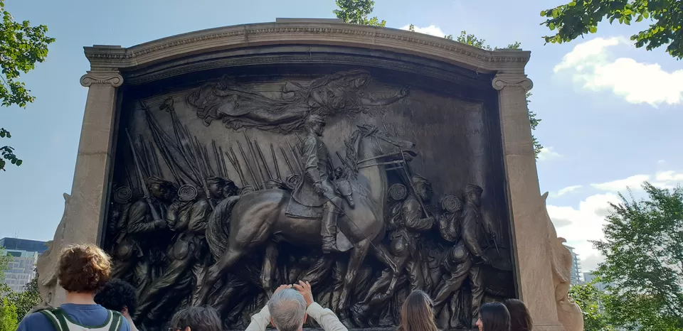 Photo of Robert Gould Shaw and the 54th Regiment Memorial, Boston, MA, USA by Rashmi Shetty