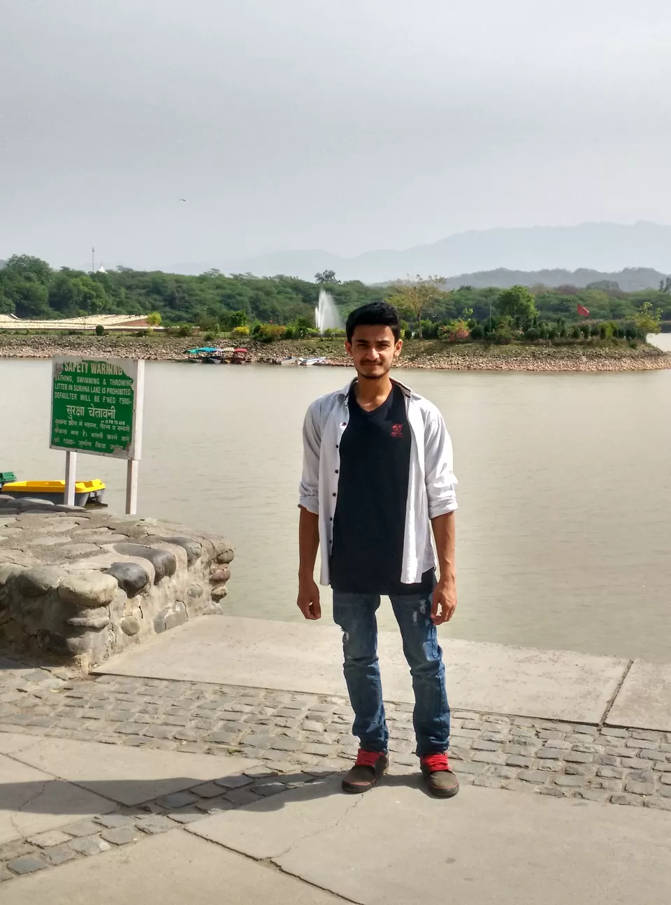 Photo of Sukhna Lake, Sector 1, Chandigarh, India by Aarush Tandon