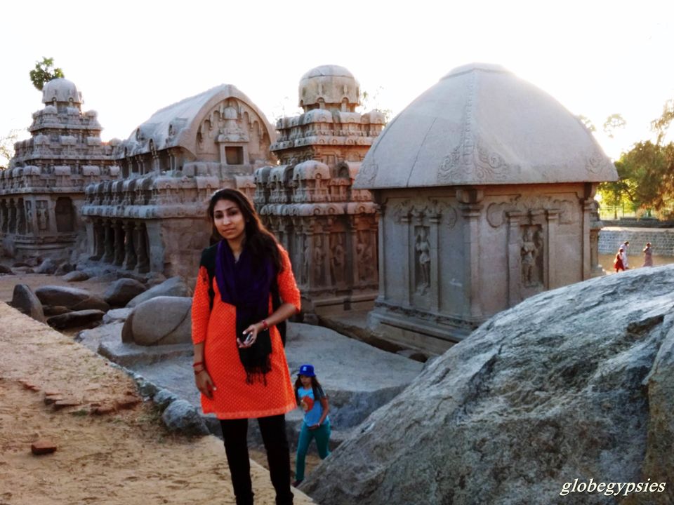 Photo of Five Rathas Cross, Mahabalipuram, Tamil Nadu, India by Panchami Bekal