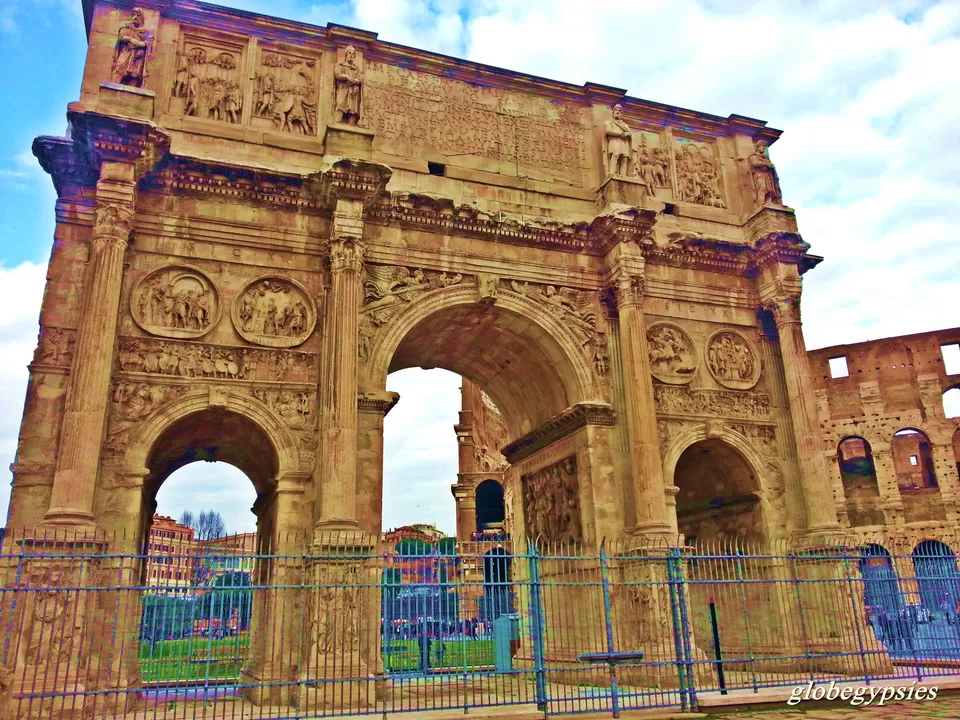 Photo of Arch of Constantine, Via di San Gregorio, Rome, Metropolitan City of Rome, Italy by Panchami Bekal