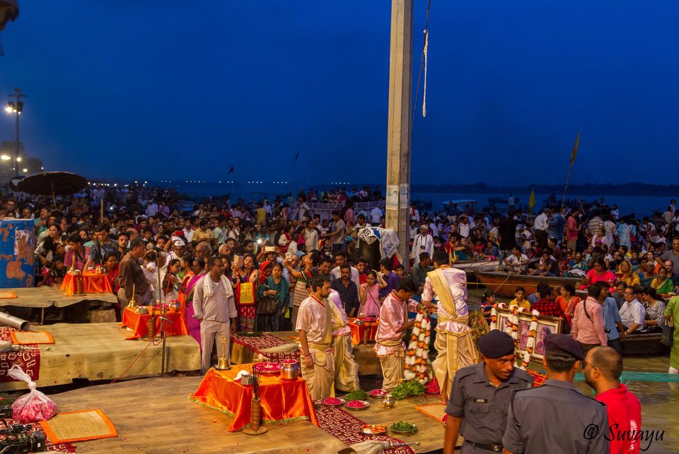 Photo of Ganga Aarti in Varanasi by Suvayu