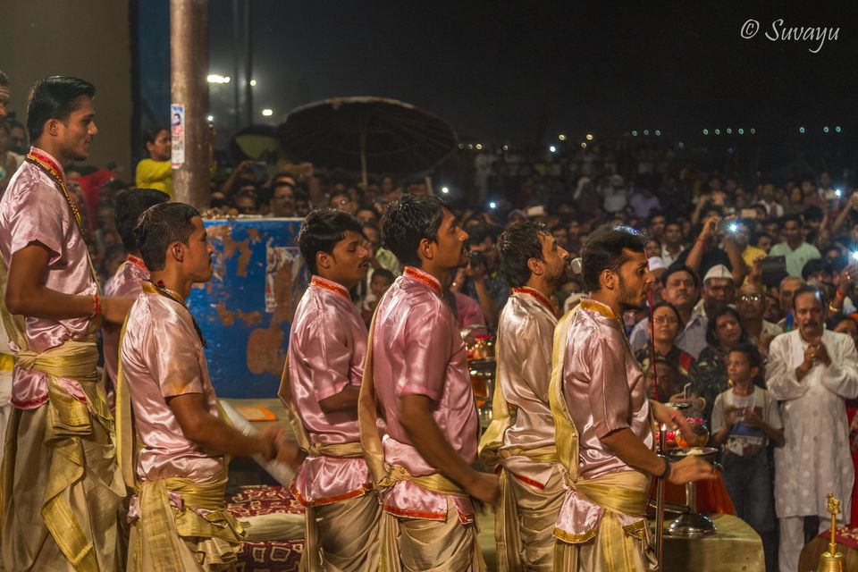 Photo of Ganga Aarti in Varanasi by Suvayu