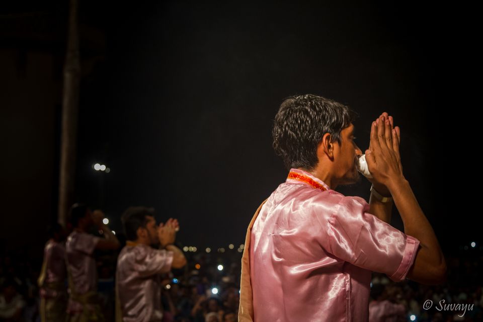 Photo of Ganga Aarti in Varanasi by Suvayu
