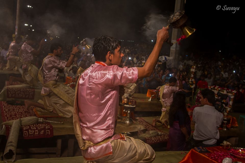 Photo of Ganga Aarti in Varanasi by Suvayu
