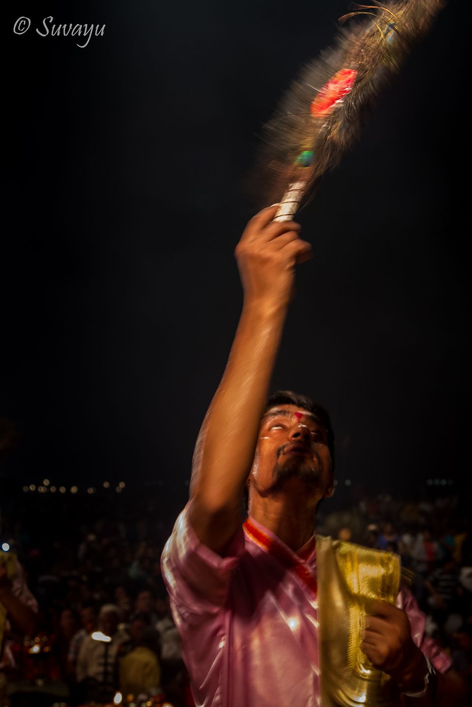 Photo of Ganga Aarti in Varanasi by Suvayu