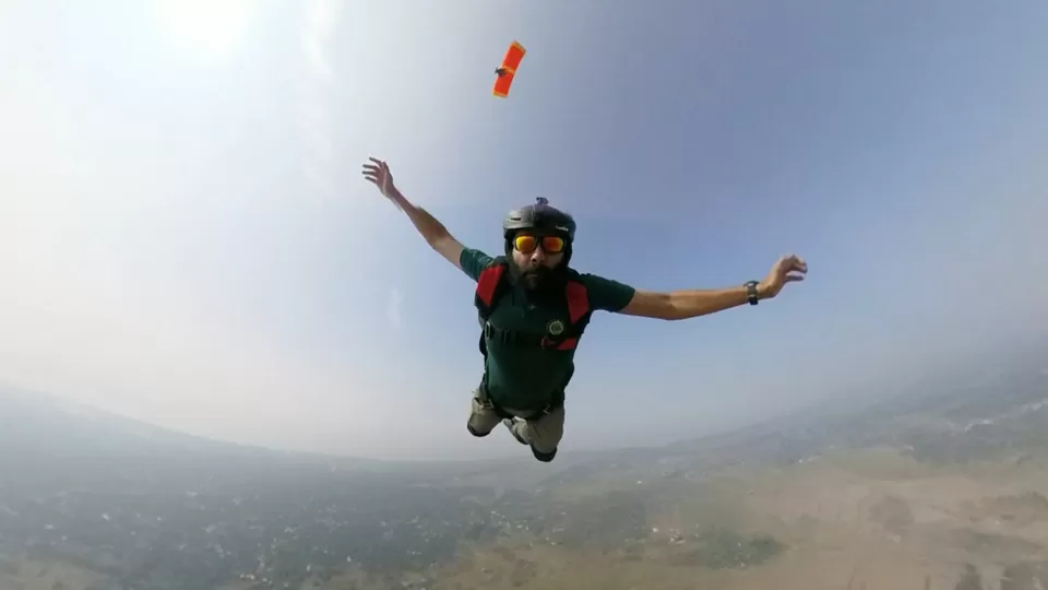 Photo of Paramotor base jump from 3000 feet. #TravelAdventure2019 by Mady Velkar