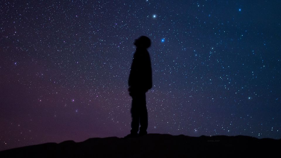 Photo of A Night to Remember on the Top of a Sand Dune by Nikhil Aggarwal