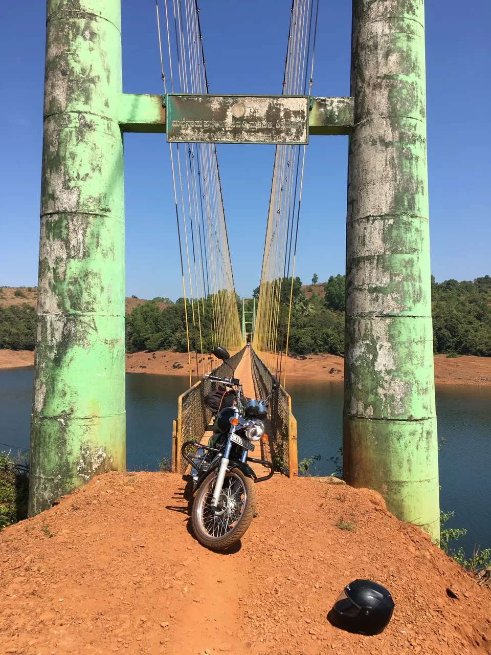 Photo of Sharavathi Suspension Bridge, Saralagi, Karnataka, India by Prathap Javagal