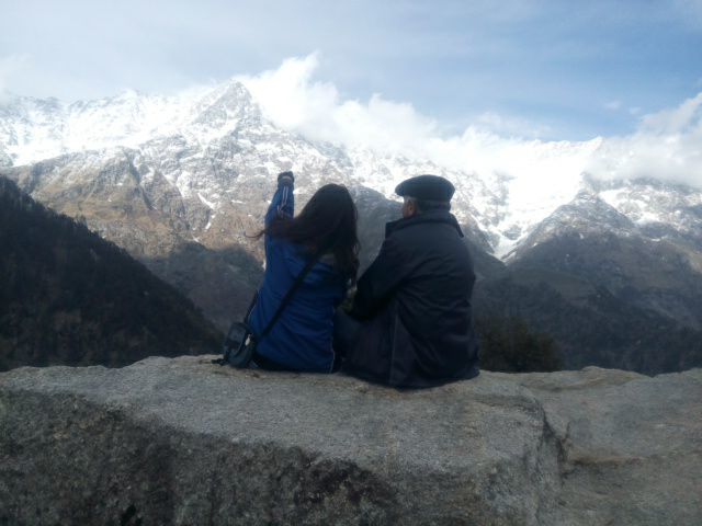 Photo of Father-Daughter Duo Treks to Triund by Saumiabee