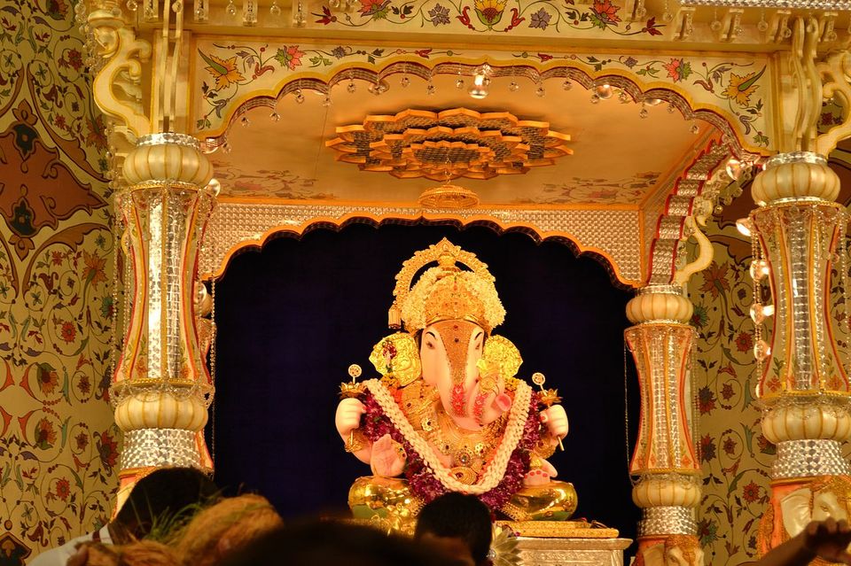 Photo of Dagdusheth Ganpati Temple, Pune, Maharashtra, India by Saumiabee