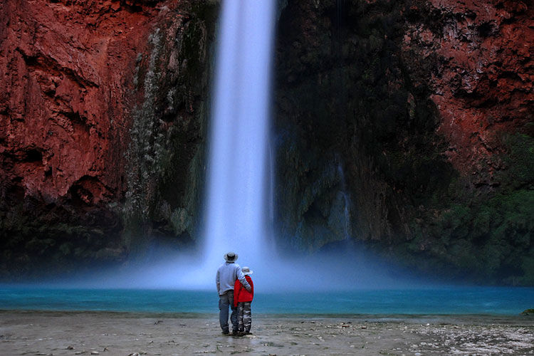 Photo of Mooney Falls, Supai, Arizona, United States by Saumiabee