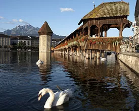 Photo of Kapellbrücke, Lucerne, Switzerland by Shreya Gupta