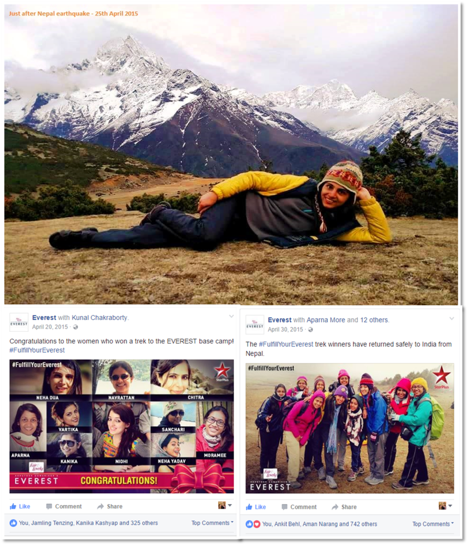 Photo of 1 earthquake and 33 countries old, I understand that Life is now :) 1/10 by Neha Dua