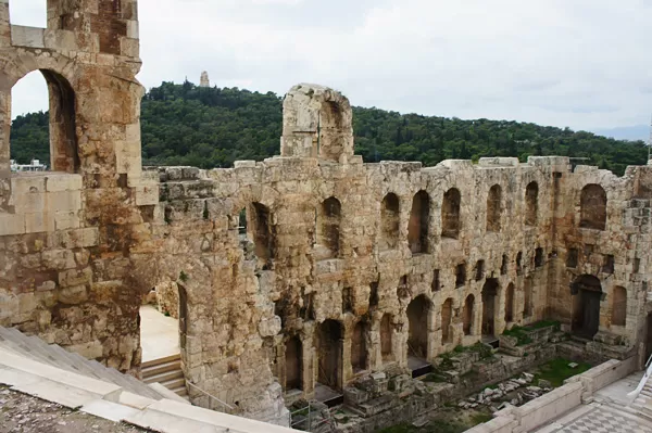 Photo of Theatre of Dionysus, Mitseon, Athens, Greece by Julie