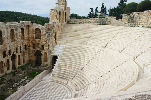 Photo of Theatre of Dionysus, Mitseon, Athens, Greece by Julie