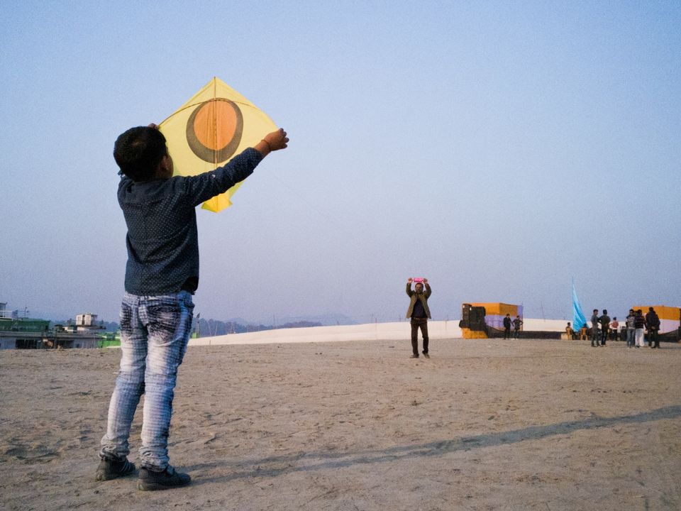 Photo of Visiting the Brahmaputra River & Kite Festival 1/3 by Deepak Kamat