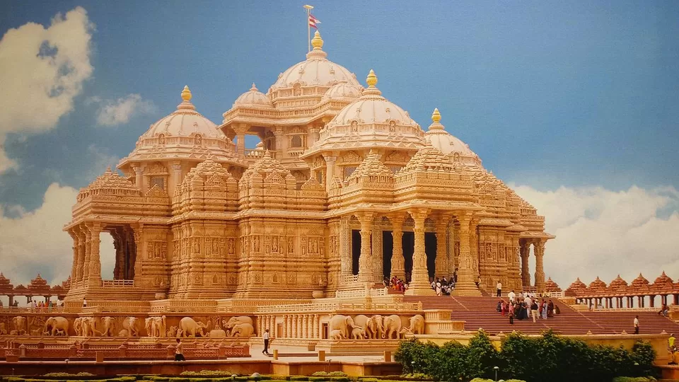 Photo of Akshardham Metro station, Block J, New Delhi, Delhi, India by Saloni G
