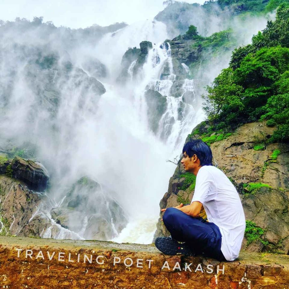 Photo of Dudhsagar Waterfall Trip - Goa, Baga Beach, Baga, Goa, India by Traveling Poet Aakash