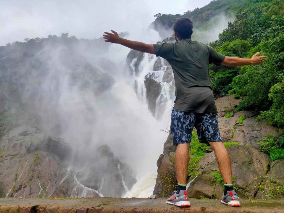 Photo of Dudhsagar Waterfall Trip - Goa, Baga Beach, Baga, Goa, India by Traveling Poet Aakash
