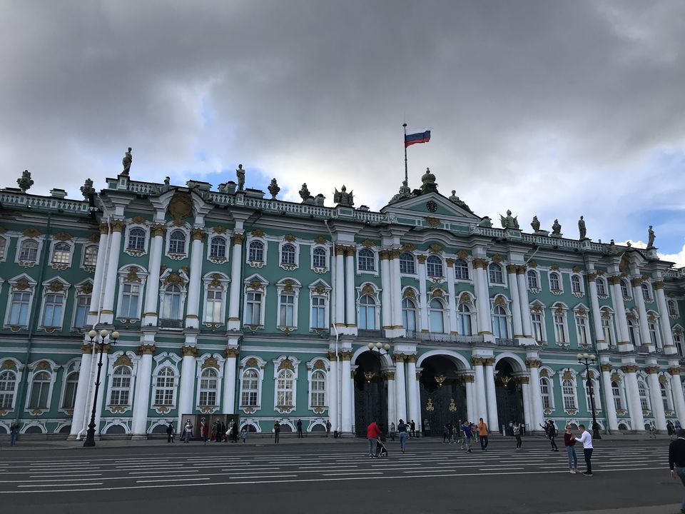 Photo of Winter Palace, Palace Embankment, Saint Petersburg, Russia by Animesh Sood
