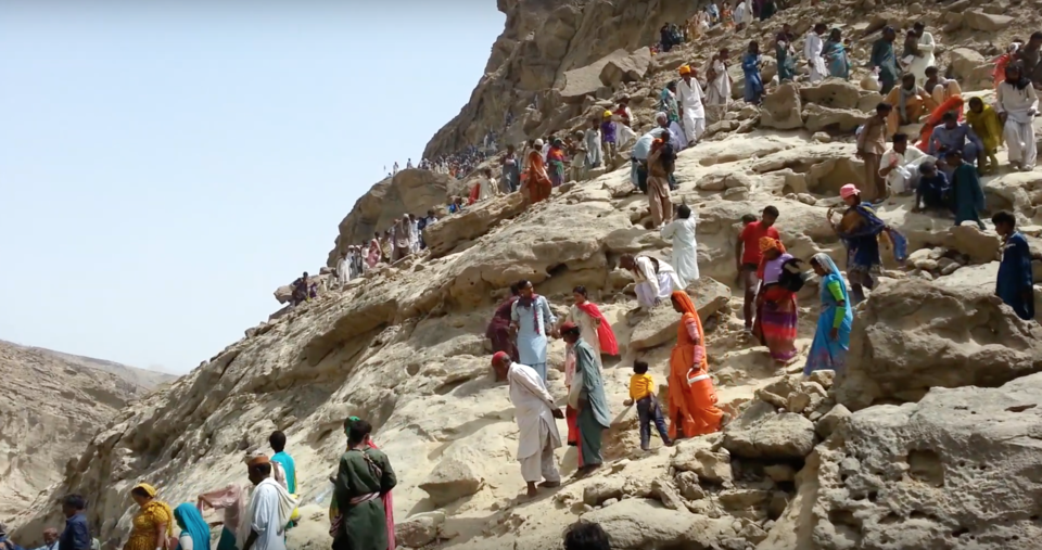 Photo of Why Are The Hindus In Pakistan Climbing A Volcano? 1/2 by Kanj Saurav