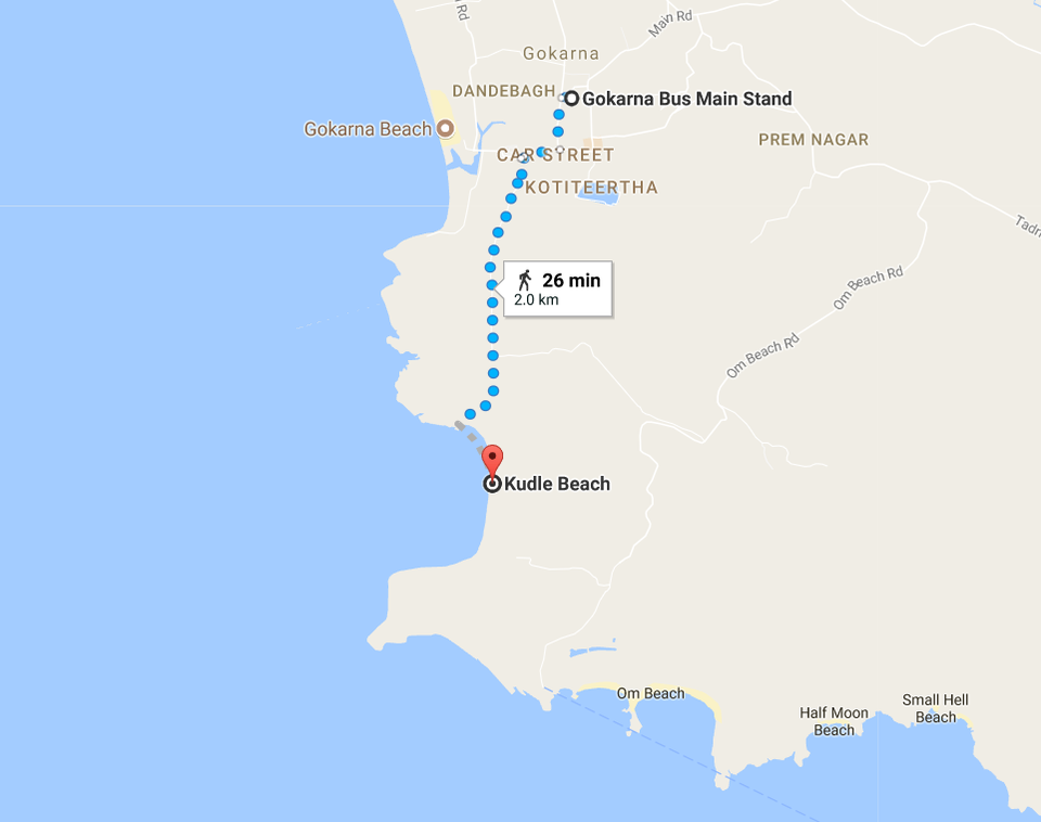 Photo of Reaching Kudle Beach: Gokarna This Way -> by Sheeba Kaul