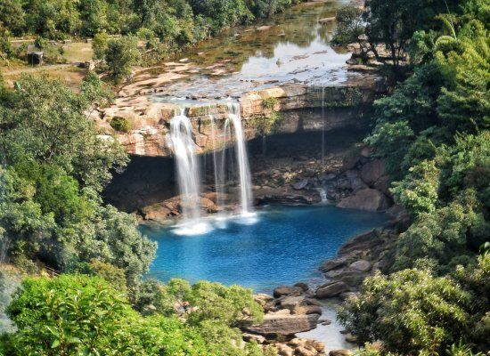 Photo of Krang Shuri Waterfall, Meghalaya, India by Unwind with Anu Brahma
